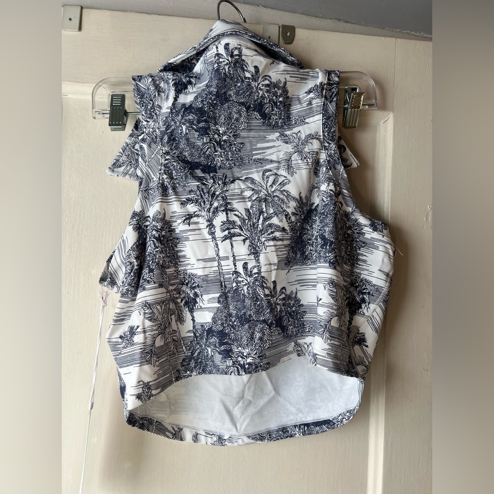 NWT Tavi TaviSculpt Polo Tank Navy Toile XL - Picture 8 of 13